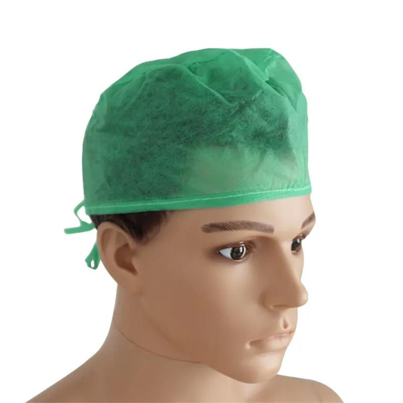 Disposable SMS Nonwoven Labs Nurse Doctor Patient Tattoo Food Service Chef Hospital Cooking Hygiene Protective Bouffant Caps