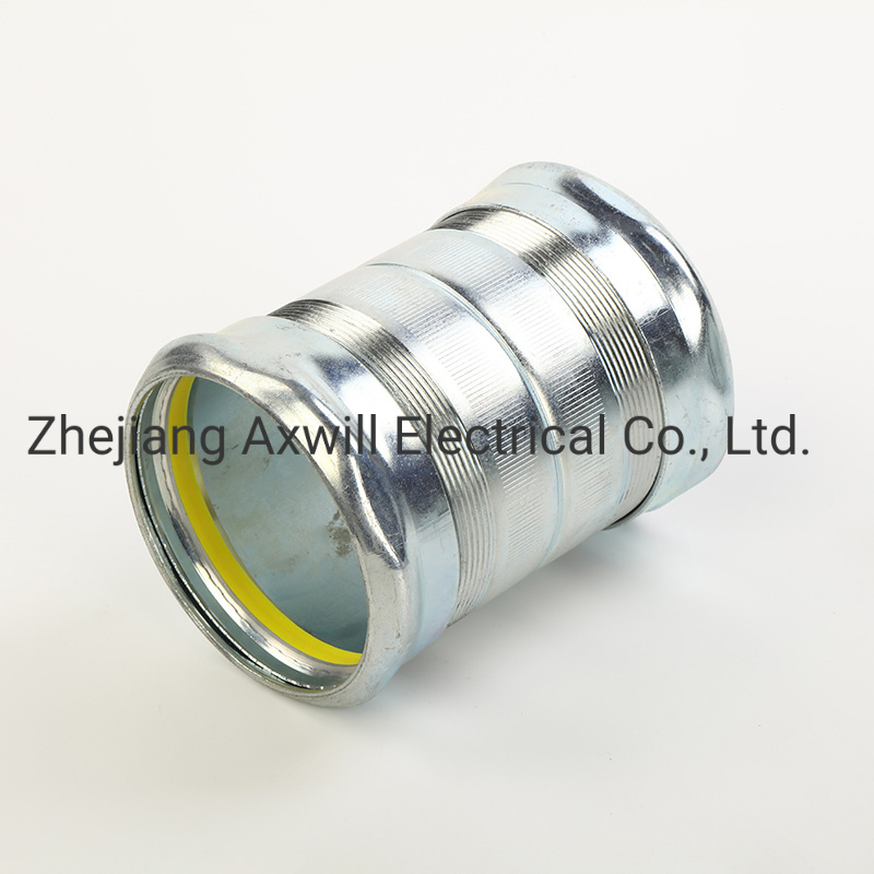 EMT Compression Connector UL Listed Electro Galvanized Steel