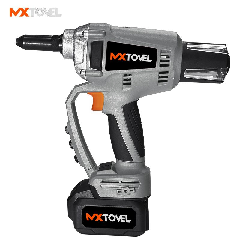 Wholesale Rechargeable Rivet Gun 20kN Brushless Rivet Gun Electric Cordless Riveter