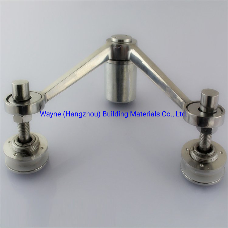 120mm Stainless Steel Glass Spider with 2 Arms 180° /Point-Fixed Curtain Wall Hardware with High Quality and Best Price