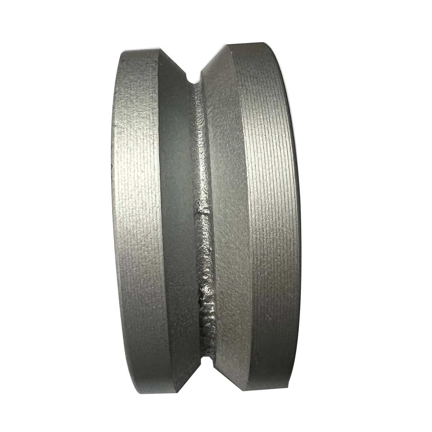 4-Inch Heavy-Duty V-Groove Pig Iron Wheel