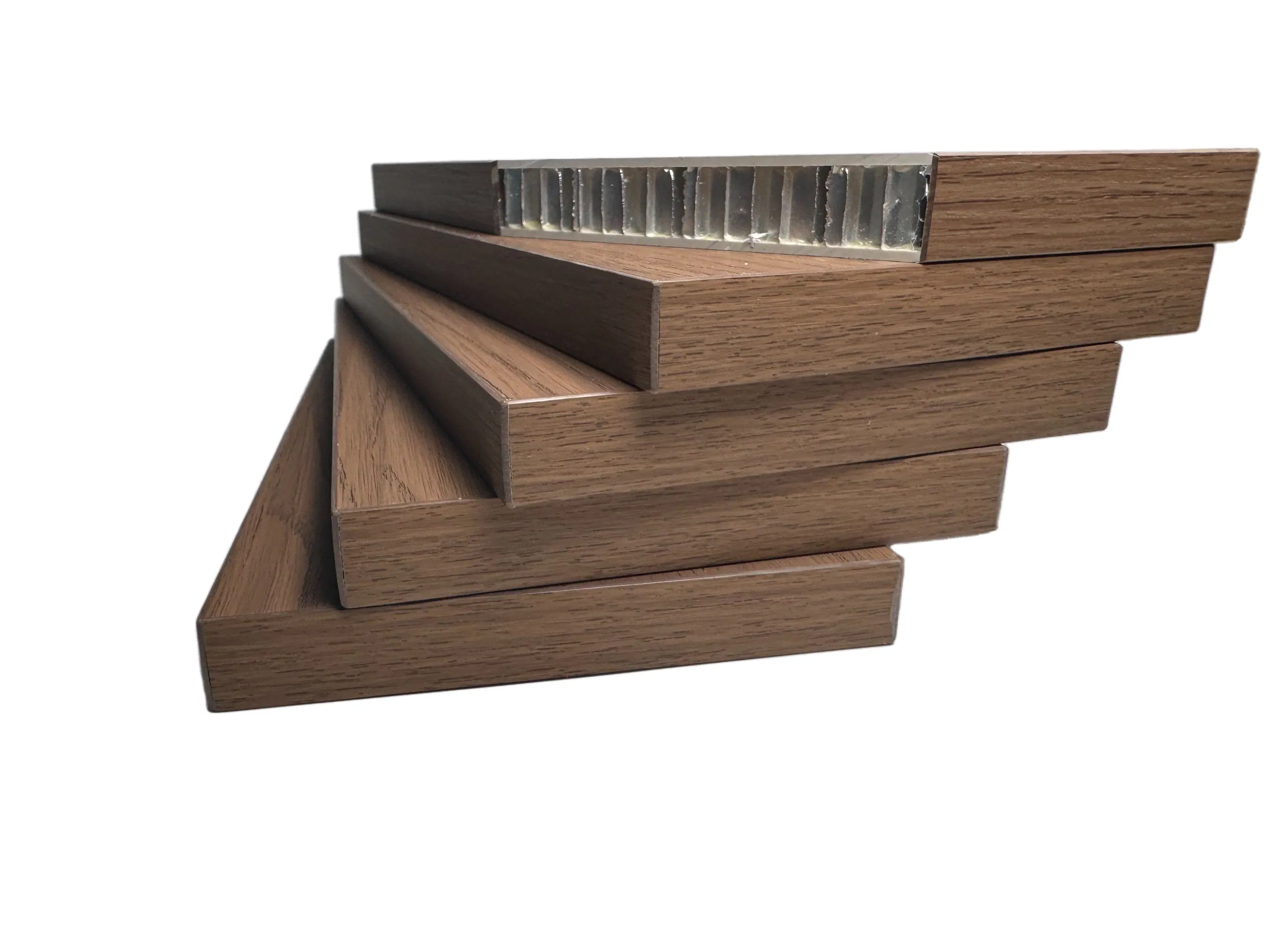 Eco-Friendly Wood Grain Spc Aluminum Honeycomb Panels for Cabinets and Wardrobes
