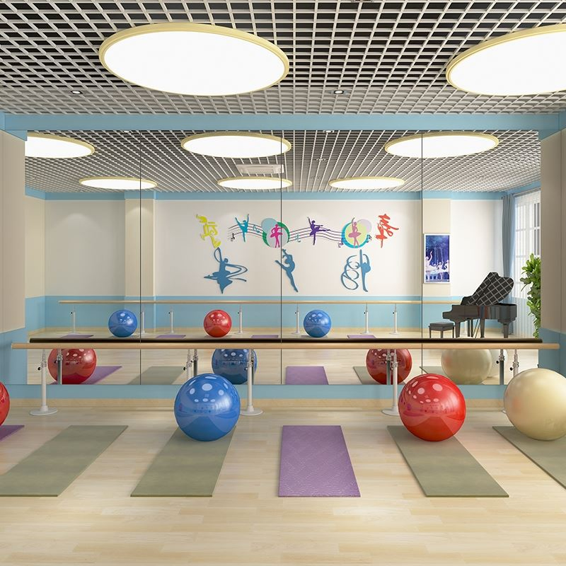 Manufacturer Customized Yoga Dance Studio Gym Covering Cati Catii Film Safety Mirrors