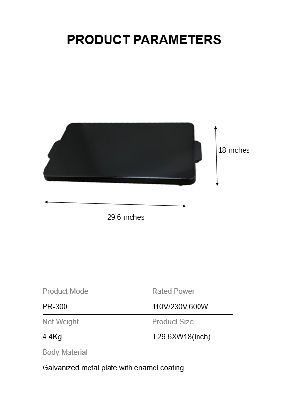 Pr300 Home Food Warming Tray Plastic Shabbat Warmer Tray