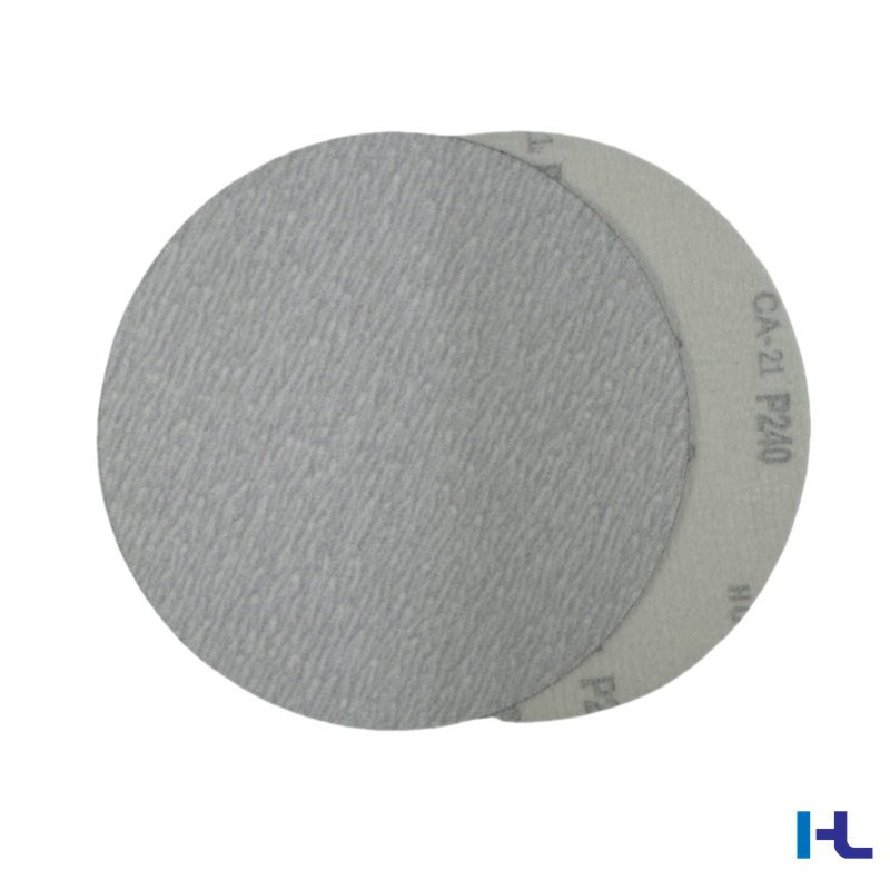 OEM White 100 115 125 150 170 200mm Grit 800 Drywall Non-Woven Hook & Loop Alumina Oxide Multi-Holes Round Abrasive Polishing Sanding Disc for Wall Floor