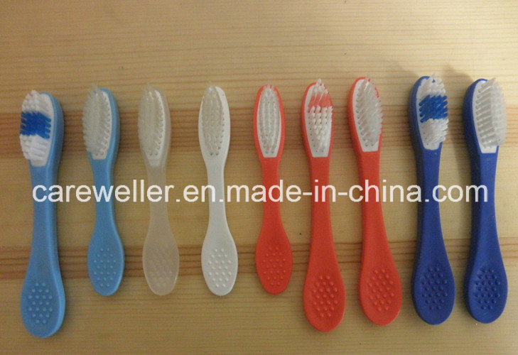 Small Safety Prison Toothbrush with Soft Rubber Handle