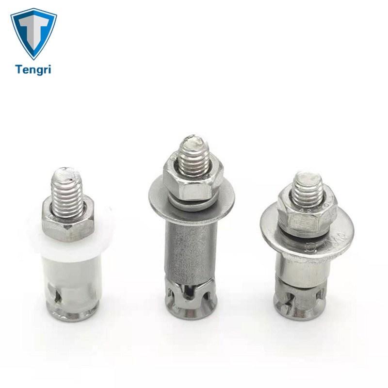 Анкерный болт из нержавеющей стали 304 с гайкой и гильзой