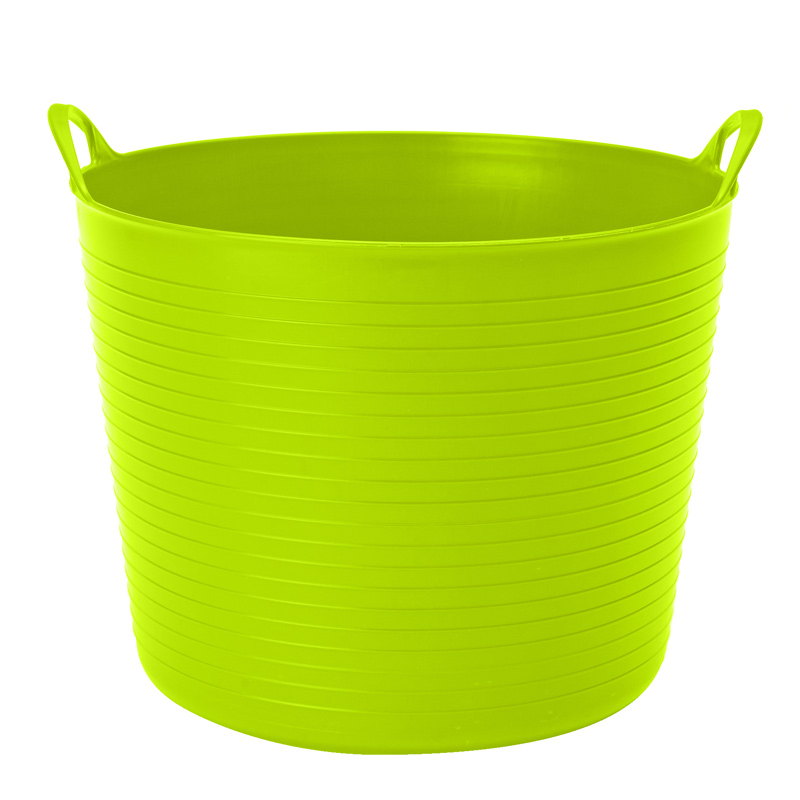 Plastic Flexible PE Organzing Storage Buckets Laundry Basket