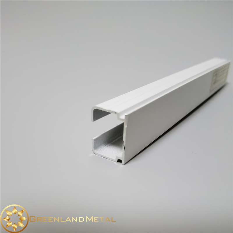 Aluminum Alloy White Color Manual Curtain Track- Gl4045