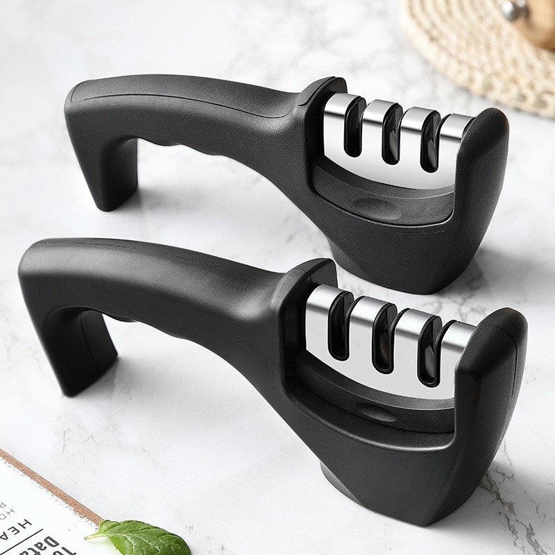 Pocket PAL Professional Manual PP Plastic Nonslip Handle Sharpening Stone Sharp Blades Scissor Professional Knife Sharpener