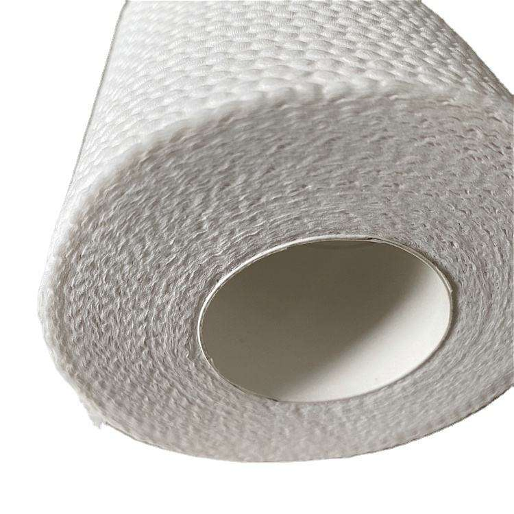 Kitchen Paper High Quality White Virgin Bamboo Pulp Paper Towel