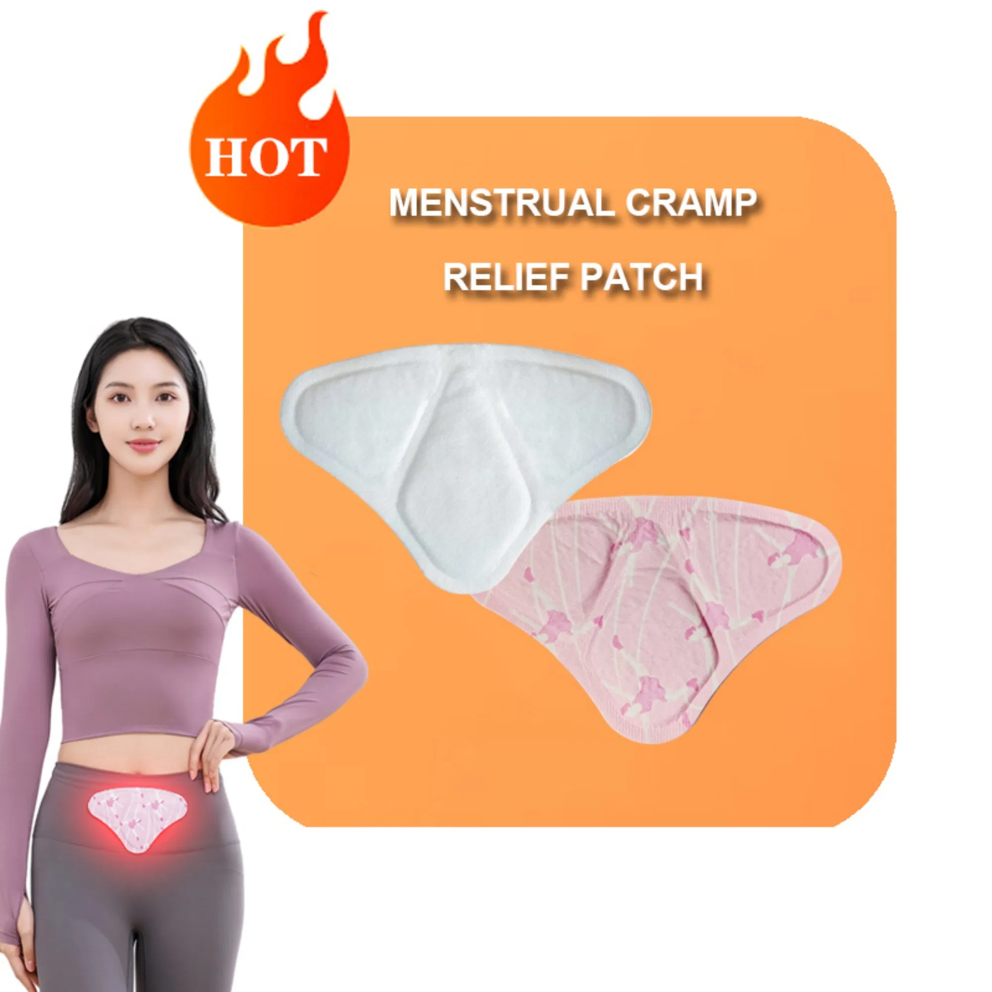 Flexible Bendable Portable Detachable Design Comfortable Abdomen Pain Relief Patch