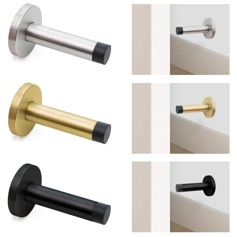 T Shape Door Stopper Stainless Door Stopper Rubber Stainless Steel 304 Steel Door Stopper