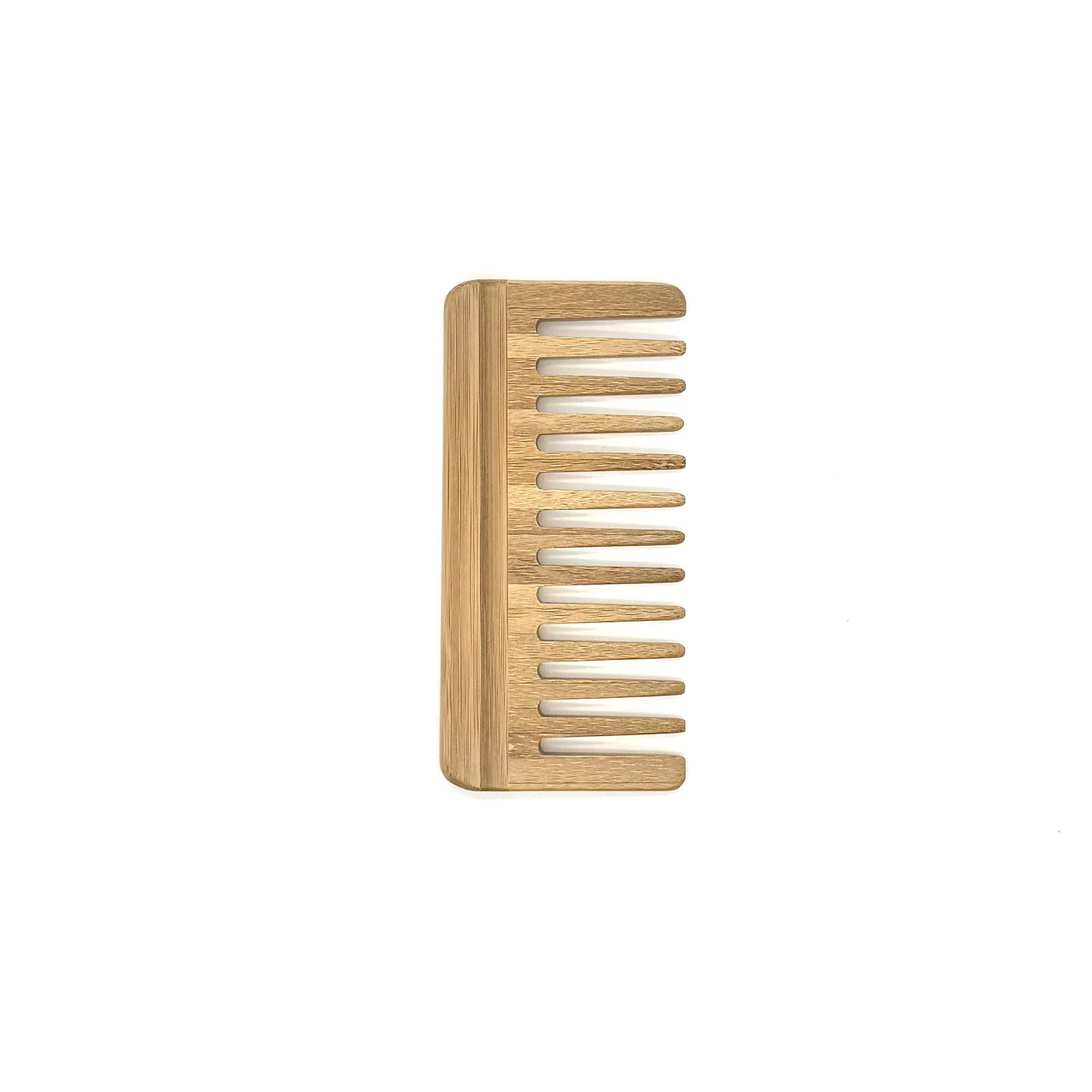 Environmentally Friendly Laser Engraved Logo Right Angled Wooden Comb 07