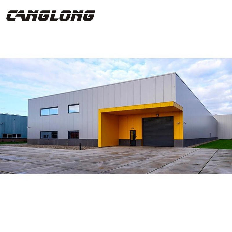 2024 Prefab Hot DIP Galvanized Steel Frame House Prefab Steel Structure Steel Warehouse