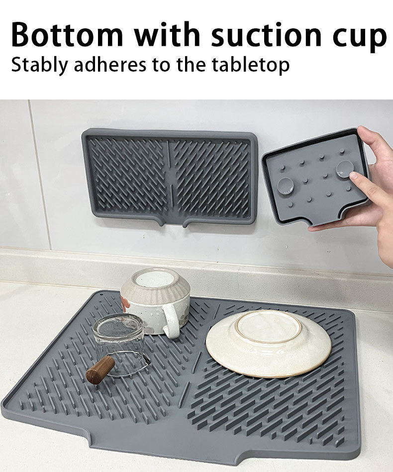 Силиконовый коврик для раковины, термостойкий, нескользящий