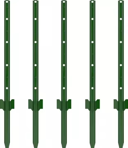 Heavy-Duty Green PVC Coated Wire Mesh Garden Gate with Lock