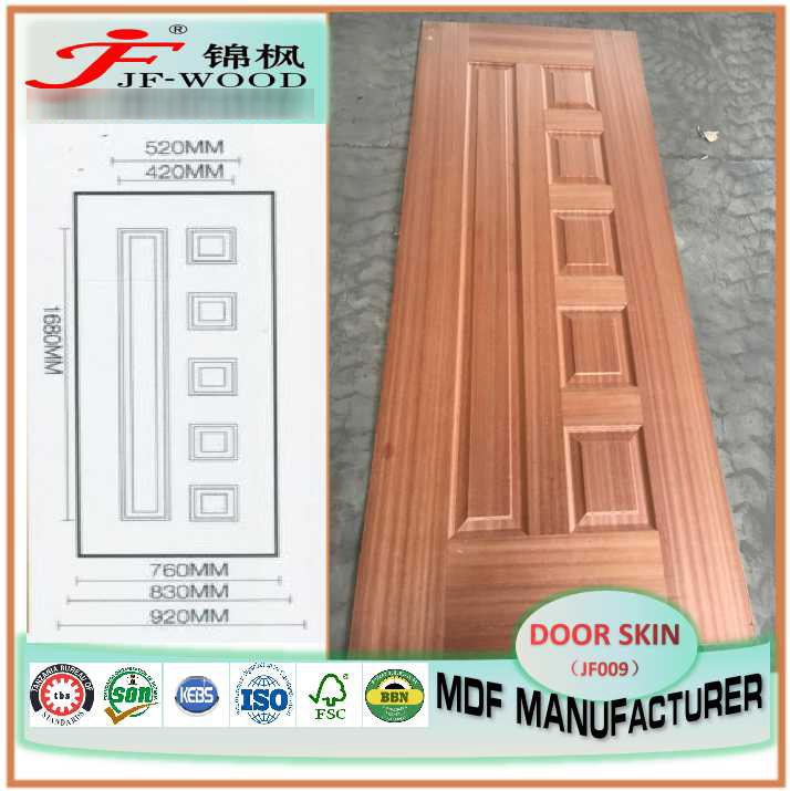 Door Skin with Natural Veneer
