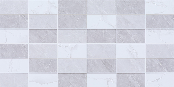 New Design Wall Tiles 300X600mm Grey Color Glossy Marble Porcelain Ceramic Tiles for Kitchen Decorative