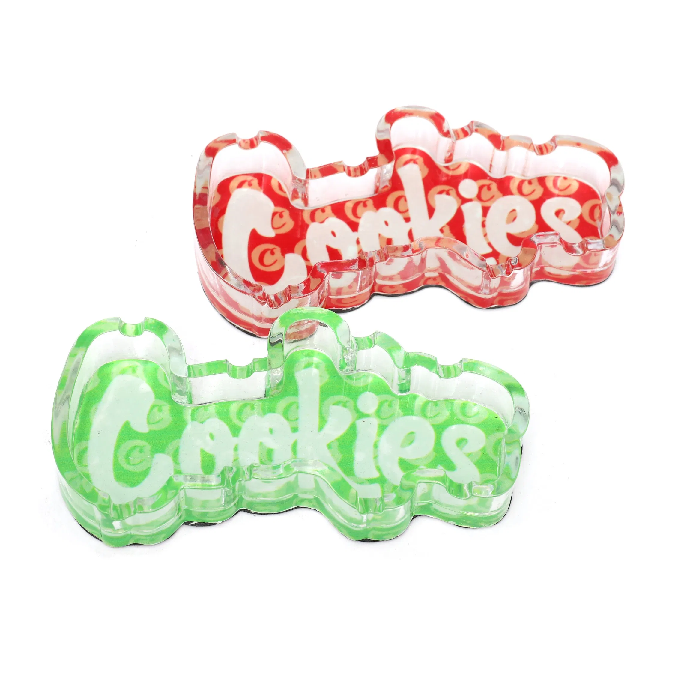Backwoods Cookies OEM Creative Smoking Accessories Luxury Acrylic Resin Ashtray