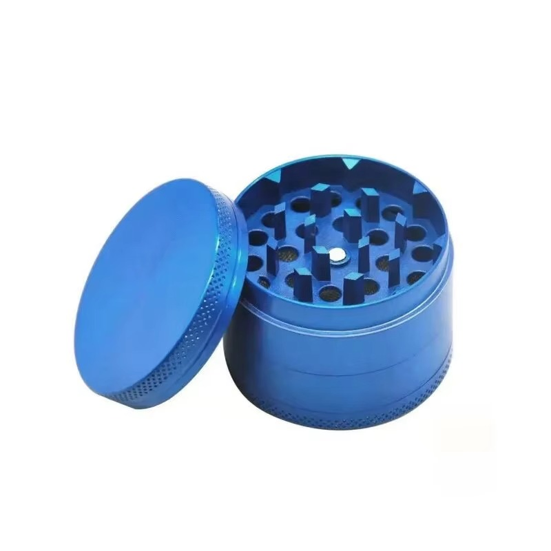 Custom Logo Zinc Alloy Herb Grinder 4 Layers Metal to Bacco Grinder