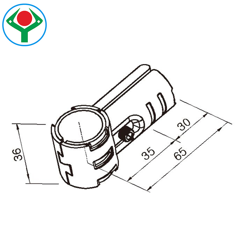 Ys-10 in Stock Tee Hinge Steel Metal Joint Set Connector for Door Movable Separator and Foldable Shelve