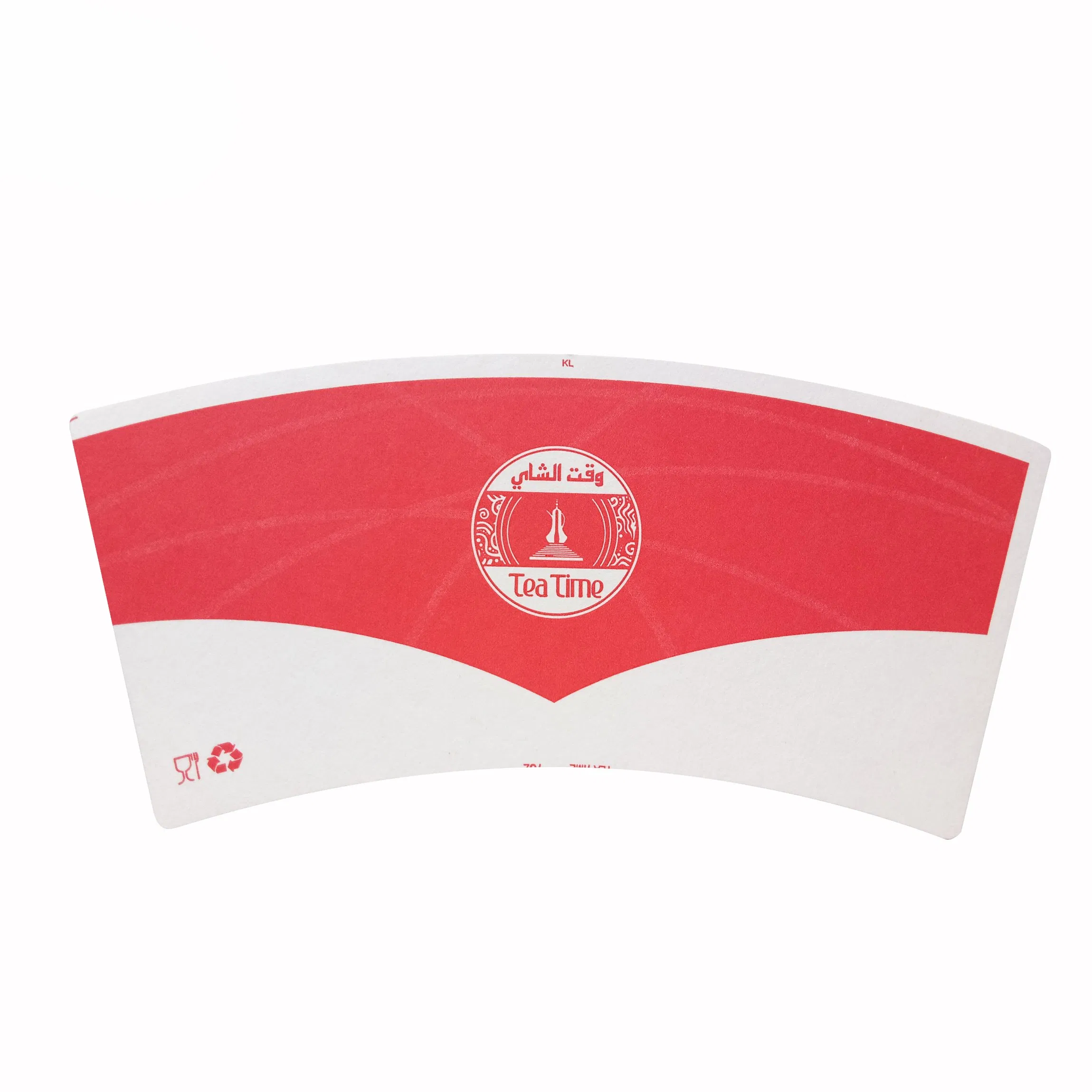 Factory Direct Sales PE Coating Flexible Printing Die Cutting Disposable Paper Cup Fan