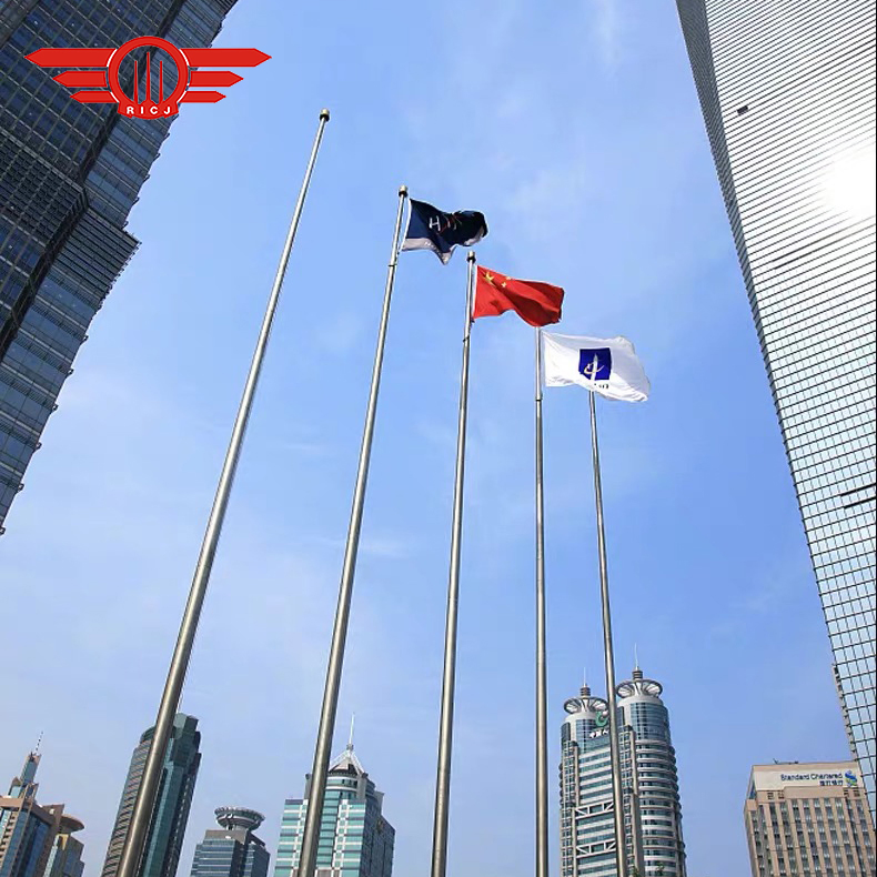 Flag Pole Customizable 20m Flagpole Motorized Flag Pole High Mast Lighting Automatic Outdoor Large Flagpoles