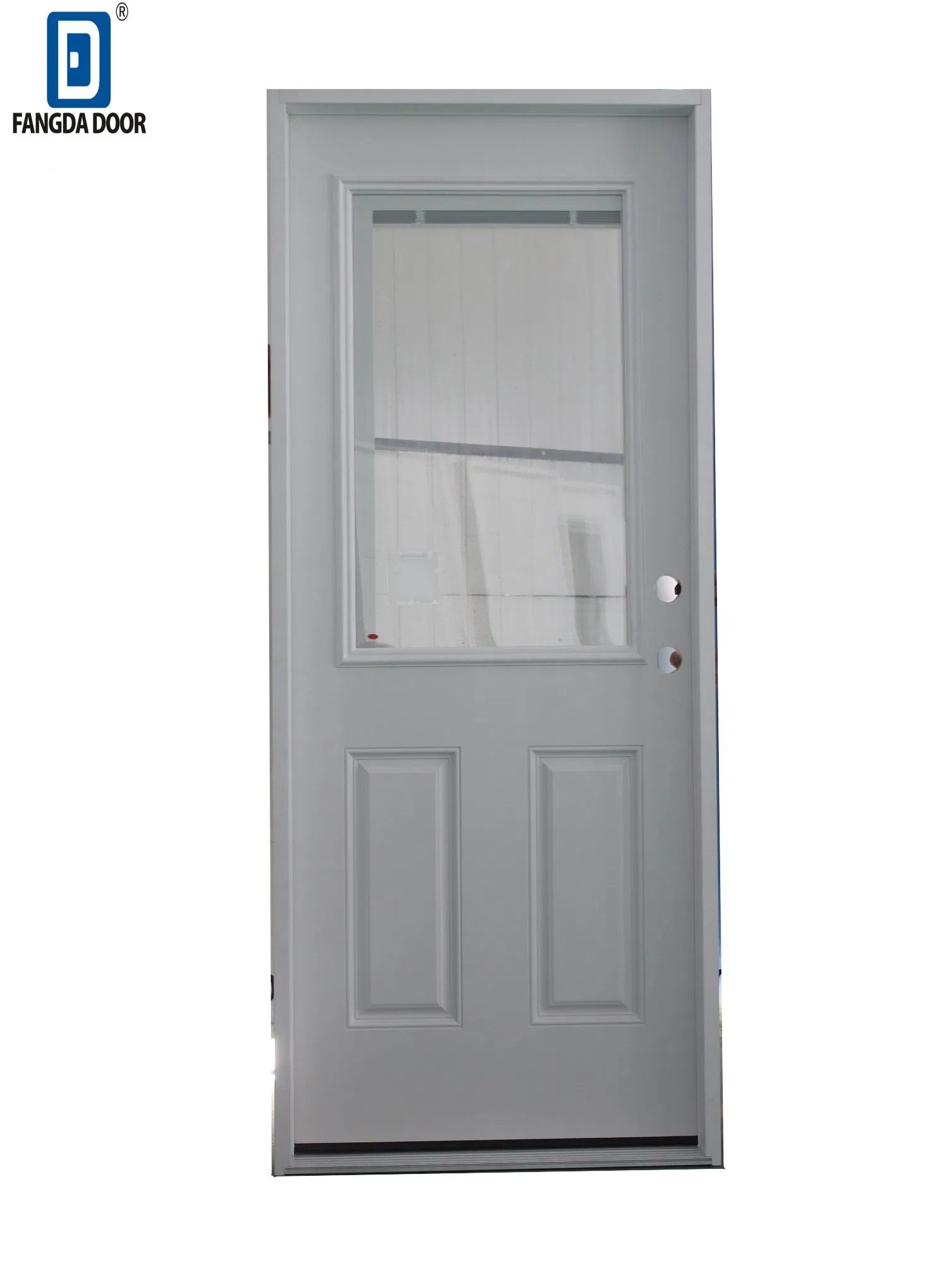 Interior Steel Door with Shutter Blind