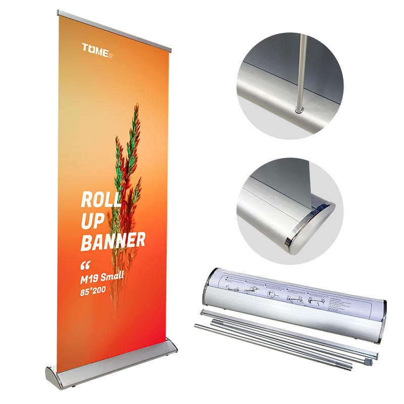 Roll up Advertising Banner Stand Roll Down Banner Rollup Standee Aluminum Retractable Banners