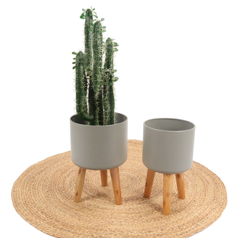Iron Colorful Planter Pot for Home Deco and Storage