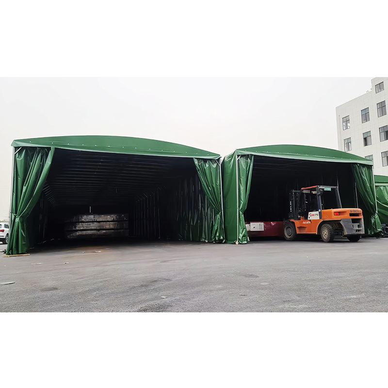 Heavy PVC Push-Pull Canopy for Industrial Warehousing