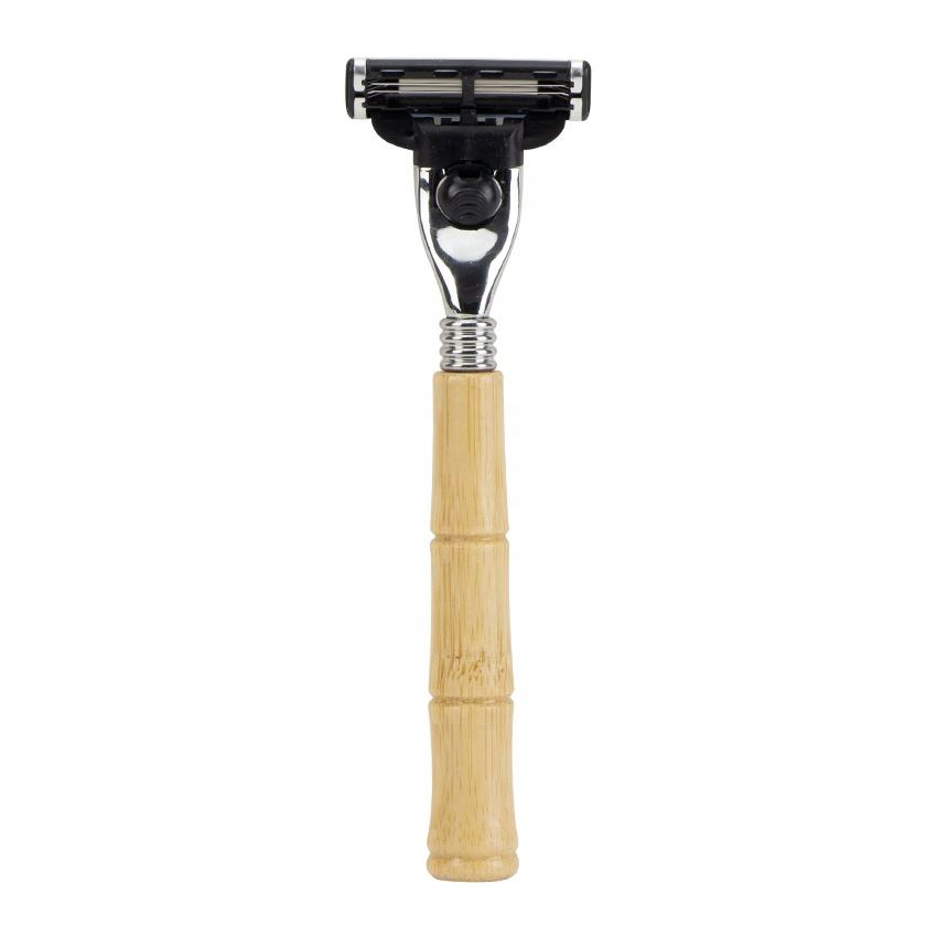Reusable, Eco-Friendly, Biodegradable Bamboo Men's Razor