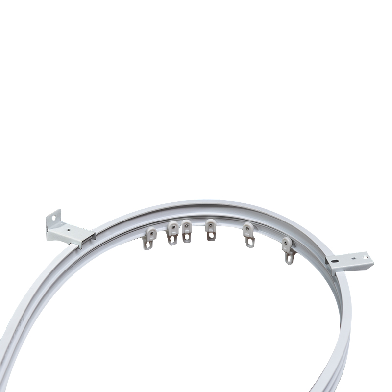 China Supplier PVC Plastic Flexible Bendable Ceiling Curtain Track Flexible Curtain Rail