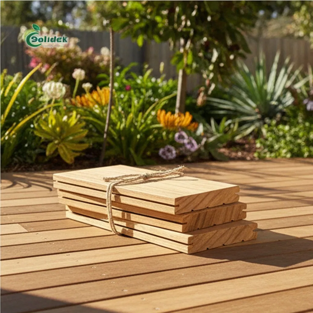 Modular Interlocking Deck Tiles - Solid Modified Radiata Pine, Easy DIY Installation for Any Space