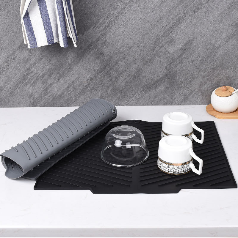 Силиконовый коврик для сушки посуды и фруктов