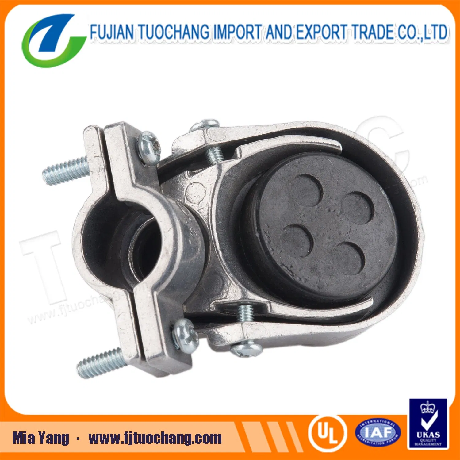 Polishing Aluminum Entrance Cap Clamp-on Type