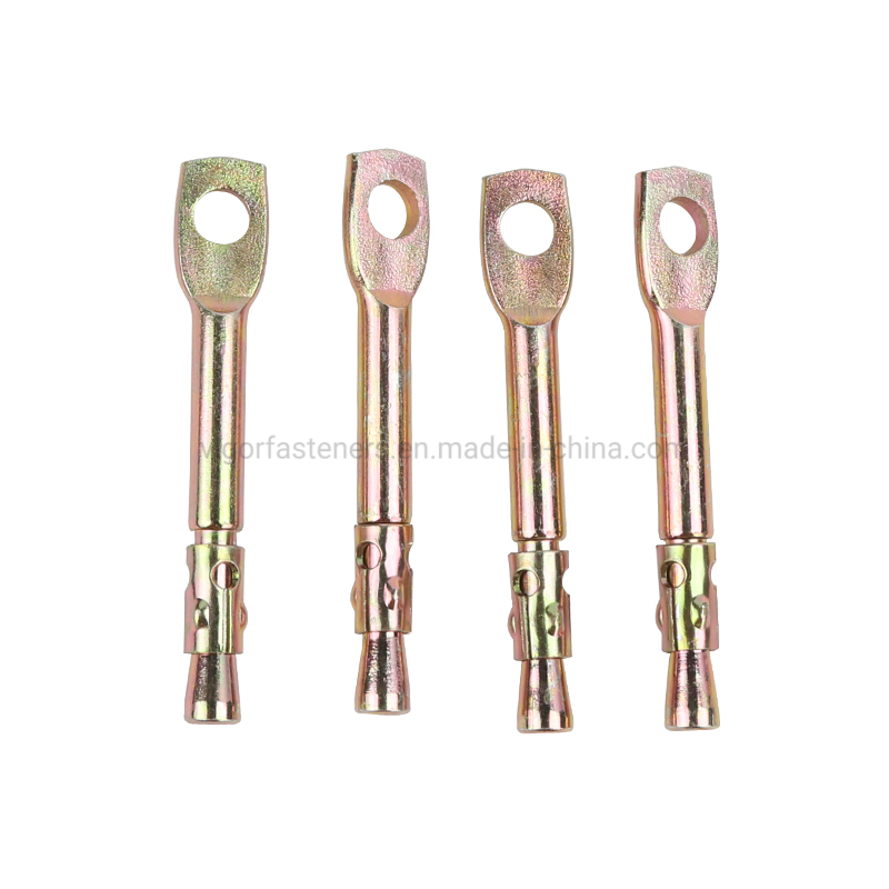 Factory Price Stainless Steel 304 316 Suspended Concrete Tie Wire Ceiling Anchor with Eye Yellow Zinc