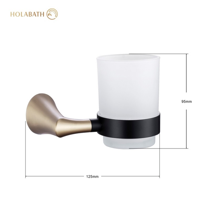 Держатель для стакана и зубных щеток из нержавеющей стали