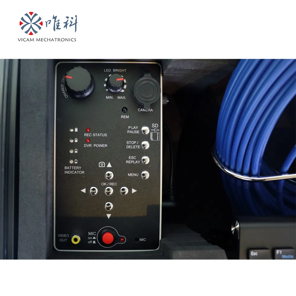 20m Sewer Drain Pipe Inspection Camera with 23mm Camera Head