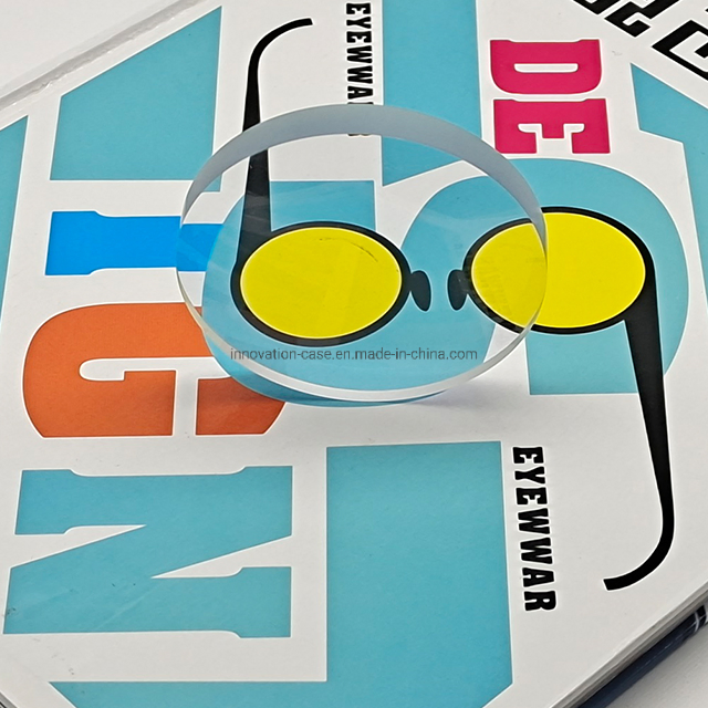 Factory 1.56 Blue Cut Semi-Finished Uncoated 72mm Optical Lens