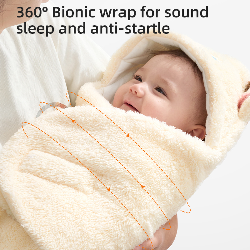 Golden Supplier Baby Autumn Winter Swaddle Wrap Baby Stroller Sleep Sack