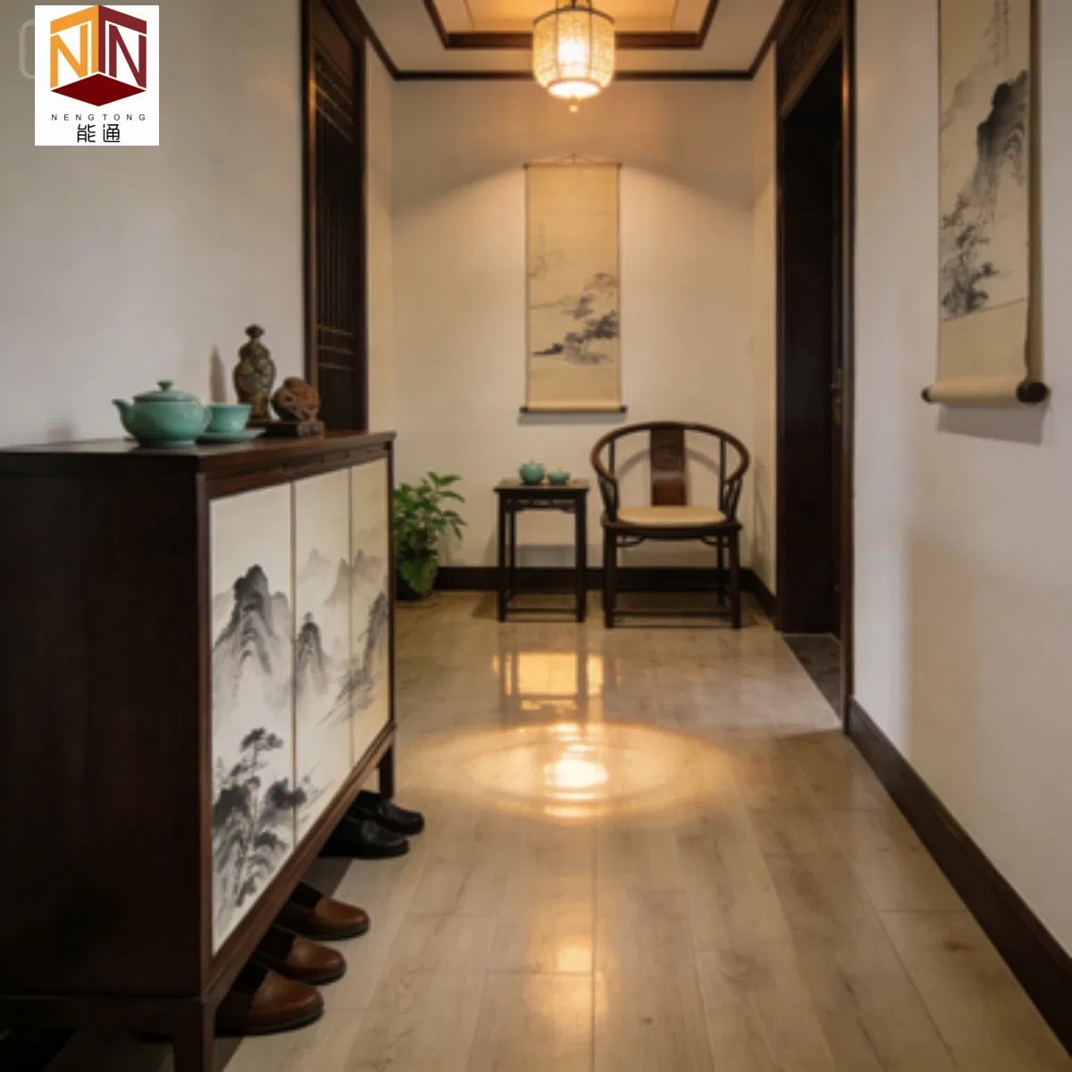 7mm Pisoflotante Laminate Flooring in Various Colors for Home Decor