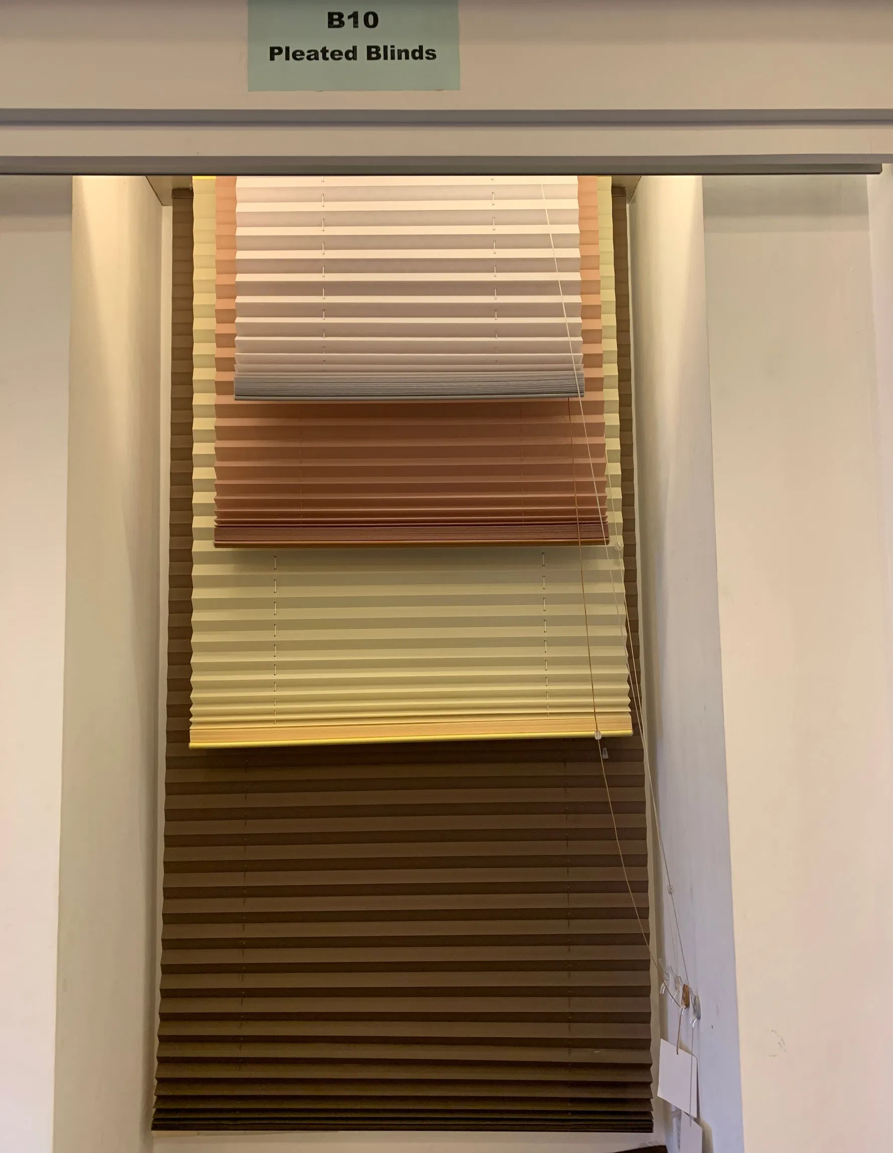 Factory Direct Sales Custom Pleated Blind Shades Window Plisse Blinds