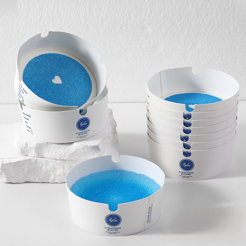 OEM/ODM Wholesale Custom Eco Friendly Odorless 90mm*35mm Disposable Foam Paper Ashtray