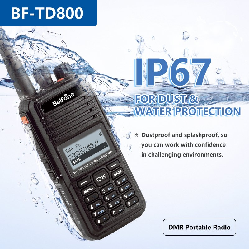 Рация BF-TD800 с GPS и RFID для патрулирования