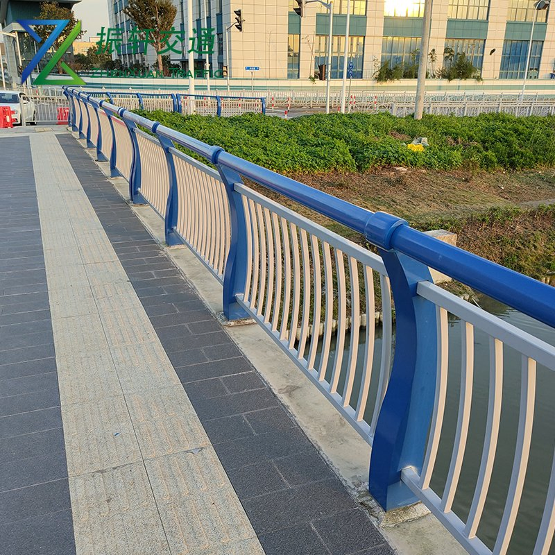 Heavy Duty River Guardrail and Steel Bridge Barrier for Public River Channel Guardrail Protection