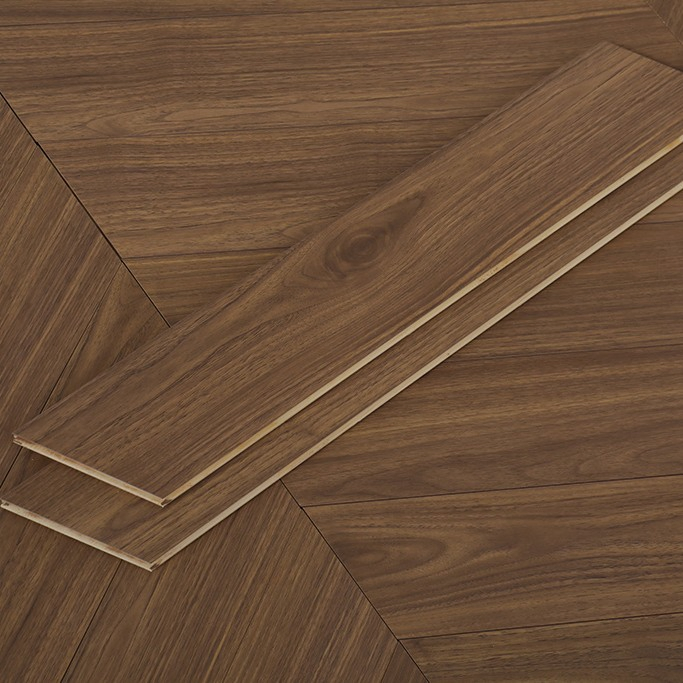 China Factory Direct HDF Flooring Oak Walnut High Glossy AC4 Laminate Flooring