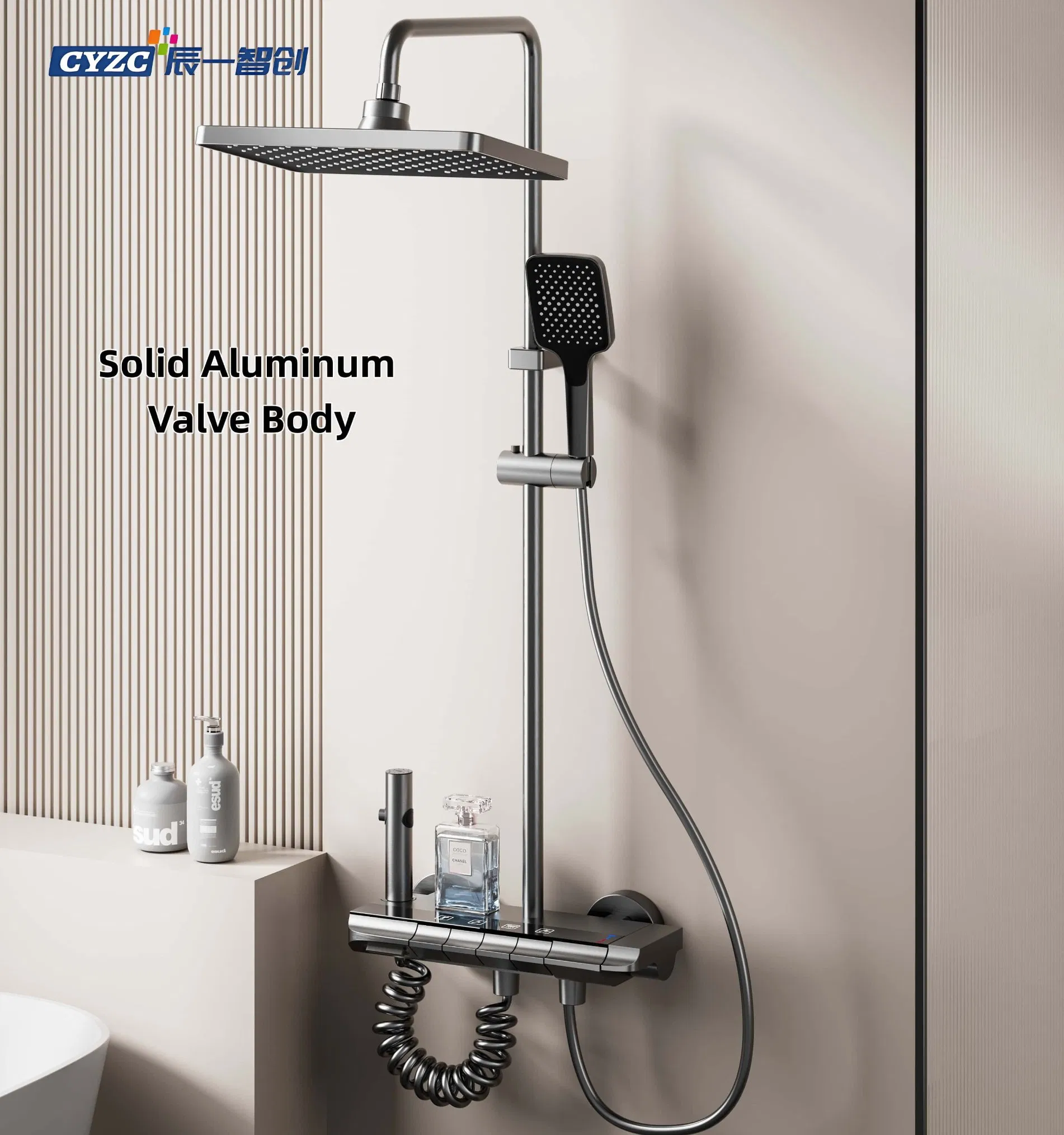Premium Bathroom Shower Set with Luxury Rainfall Faucet and Mixer