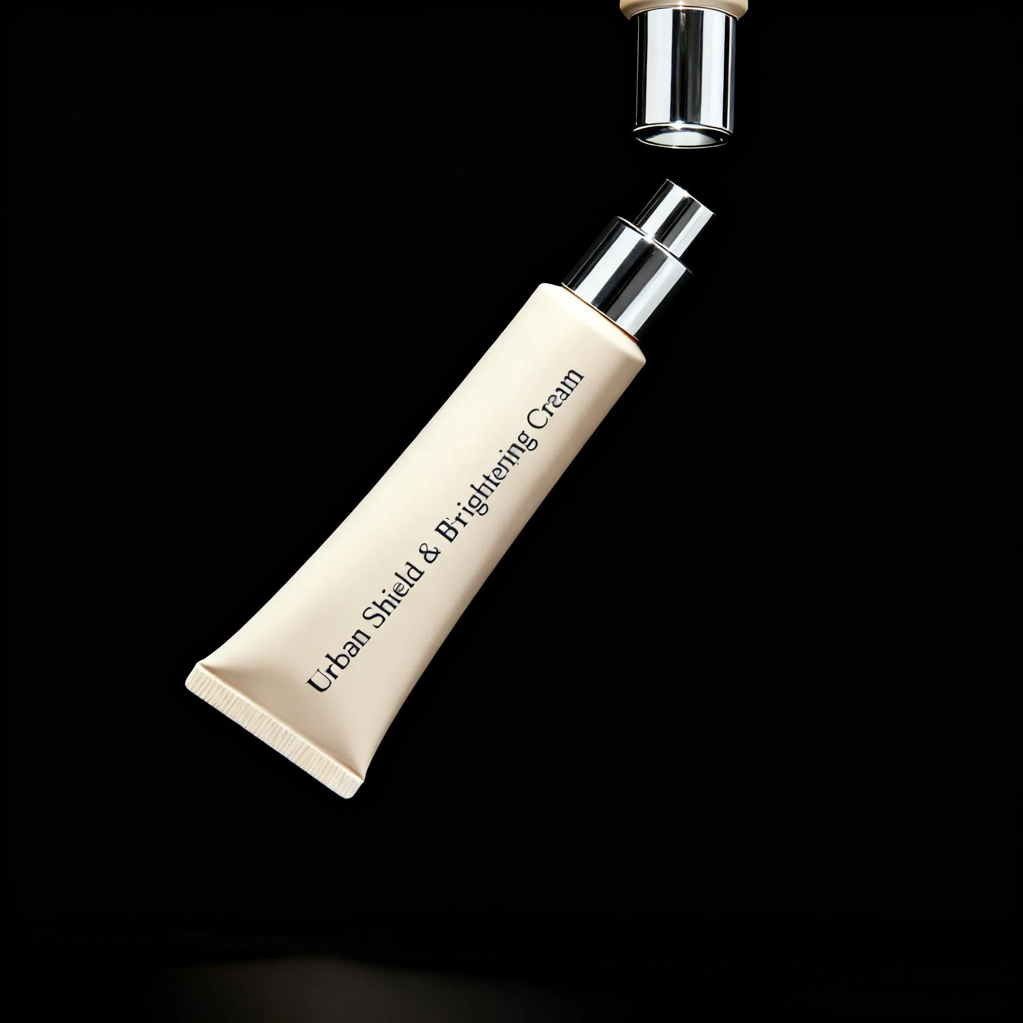 Korean Style Dust Protection and Calming Face Cream with Tremella Fuciformis and Panthenol for Delicate Skin Barrier